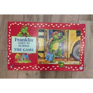Vintage 1990s Franklin Goes to School Board Game